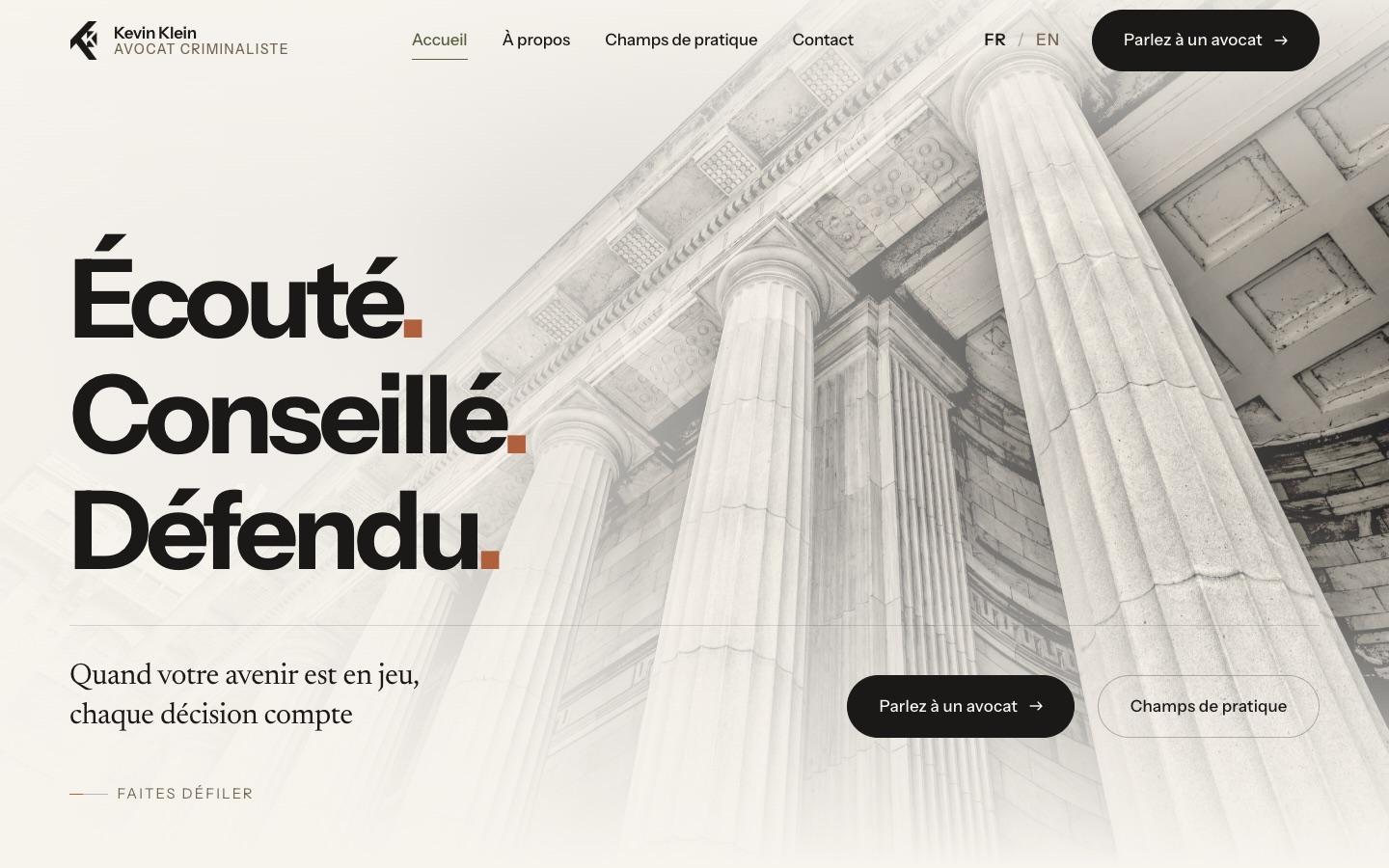 Kevin Klein Avocat - Criminal defence lawyer · Montreal